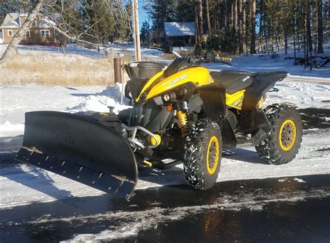see also. . Atv with snow plow for sale